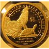 Image 1 : 2013-S PROOF Native American Dollar, value $10