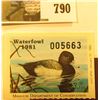 Image 1 : Cat. #MO3 1981 Missouri Waterfowl Stamp, unsigned, VF, NH. Cat, Value $57.00 by Sam Houston Philatel