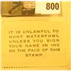 Image 2 : RW17 1950 U.S. Migratory Waterfowl Stamp, Signed.