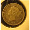 Image 2 : 1896 Canada Five Cent Silver, Fine.