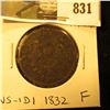 Image 1 : 1832 Nova Scotia Half Cent Token, Fine, Charlton NS-1D1