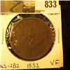 Image 1 : 1832 Nova Scotia Half Cent Token, Very Fine, Charlton NS-2B2