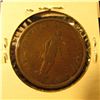 Image 2 : 1837 Lower Canada One Cent token, Fine, Charlton LC9-B2.