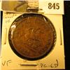 Image 1 : 1857 Bank of Upper Canada Half Penny Token, VF, Charlton PC-6D.