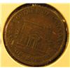 Image 2 : 1844 Bank of Montreal Half Penny Token, Fine, Charlton PC-1B1.