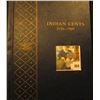 Image 1 : 1863-1909 Partial Indian Head Cent Set in a blue Deluxe Whitman Album.