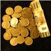 Image 1 : Full Roll of Old U.S. Buffalo Nickels in a plastic tube.