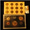 Image 1 : 1959-64 Lincoln Cent Set in holder and 1971 S U.S. Proof Set, original as issued.