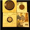 Image 1 : 1852 Type One Three Cent Silver, AG/Good; 1852 U.S. Large Cent, VG; & 1909 P VDB Cent VF.
