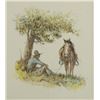 Image 1 : Olaf Wieghorst -Cowboy Sitting Under Tree