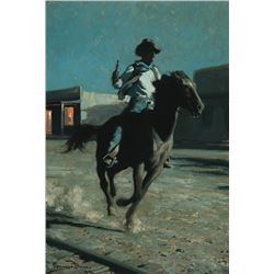 Maynard Dixon -The Sheriff Rides