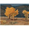 Image 1 : Maynard Dixon -Cottonwoods in Storm