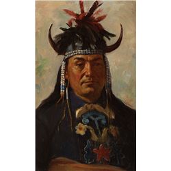Joseph H. Sharp -Medicine Man