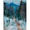 Image 1 : Leon Gaspard -Russian Peasants, Mountains and Snow