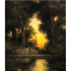 Thomas Moran -In the Borda Gardens, Cuernavaca, Mexico