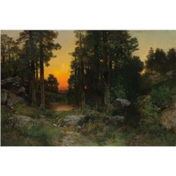Thomas Moran -Solitude. The Coconino Forest, Arizona