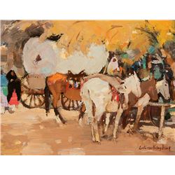 Laverne Nelson Black -Autumn at Taos Pueblo