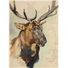 Image 2 : George Browne -Collection of 2 Paintings - Elk