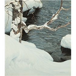 Robert Bateman -Kingfisher in Winter