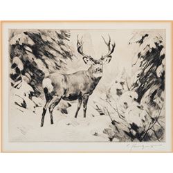 Carl Rungius -Mule Deer