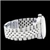 Image 3 : Rolex Men's Stainless Steel, QuickSet, Arabic Dial with Pyrimid Diam Bezel  - REF-509T6K
