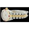 Image 4 : Rolex Men's Two Tone 14K Gold/SS, QuickSet, Diam Dial & Diam/Ruby Bezel - REF-557K5T