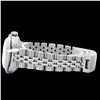 Image 2 : Rolex Men's Stainless Steel, QuickSet, Diam Dial & Diam/Sapphire Bezel - REF-569F3M