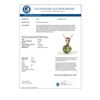 Image 3 : 2 CTW Green Tourmaline Designer Solitaire Necklace 14K Rose Gold - REF-31X8T - 22025