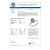 Image 2 : 1.90 CTW Tanzanite & Diamond Ring 14K White Gold - REF-74A8X - 13472