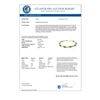 Image 2 : 4.11 CTW Emerald & Diamond Bracelet 10K Yellow Gold - REF-50W9F - 14180