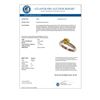 Image 3 : 1.23 CTW Certified Intense Yellow SI Diamond Solitaire Ring 10K Rose Gold - REF-191W3F - 36542