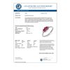 Image 2 : 0.54 CTW Ruby & Diamond Ring 10K White Gold - REF-12A9X - 12304