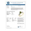 Image 2 : 1.50 CTW Green Tourmaline & Diamond Ring 10K Yellow Gold - REF-52A8X - 11043