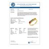 Image 2 : 1.10 CTW Multi-Sapphire & Diamond Ring 10K Yellow Gold - REF-22F2N - 13658