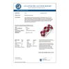 Image 2 : 3.20 CTW Ruby & Diamond Ring 10K White Gold - REF-46Y9K - 11177
