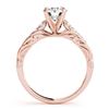 Image 2 : 0.7 CTW Certified VS/SI Diamond Solitaire Ring 18K Rose Gold - REF-114M5H - 27532