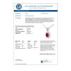 Image 2 : 0.51 CTW Ruby & Diamond Pendant 14K White Gold - REF-16T8M - 12623