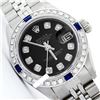Image 1 : Rolex Men's Stainless Steel, QuickSet, Diam Dial & Diam/Sapphire Bezel - REF-521X4Y