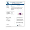 Image 3 : 2 CTW Cushion Cut Amethyst Designer Engagement Ring 14K Rose Gold - REF-21K3W - 22128