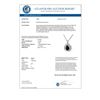 Image 2 : 1.0 CTW Garnet Pendant 18K White Gold - REF-15X6T - 13669