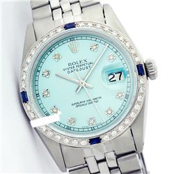 Rolex Ladies Stainless Steel, Diam Dial & Diam/Sapphire Bezel, Sapphire Crystal - REF-426A3N