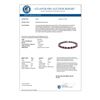 Image 3 : 23.5 CTW Ruby & VS/SI Certified Diamond Eternity Bracelet 10K White Gold - REF-143W6F - 29375