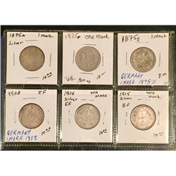 6 German Marks - 90% Silver