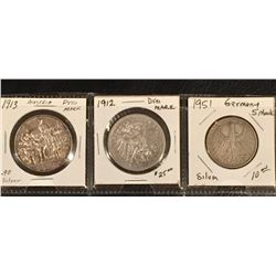3 Silver Coins