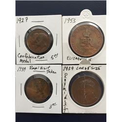4 Canadian Medals
