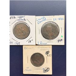 3 Canadian Tokens