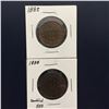 Image 1 : 2 Canada Large Cents