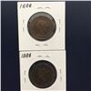 Image 2 : 2 Canada Large Cents