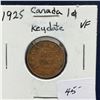 Image 1 : 1925 Canada One Cent "Key Date" (EF)