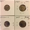 Image 2 : 4 Canada Ten Cents
